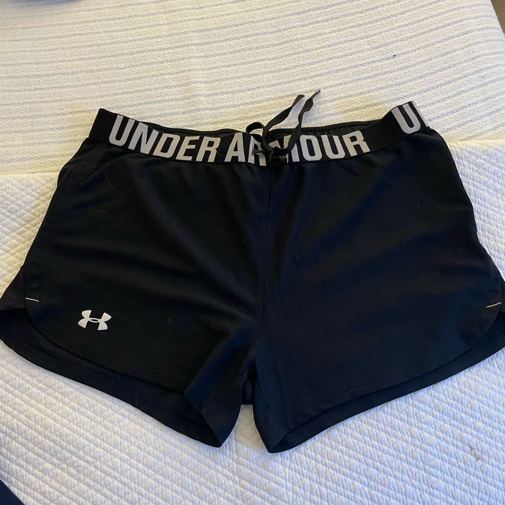 Under Armour Athletic Shorts in Black